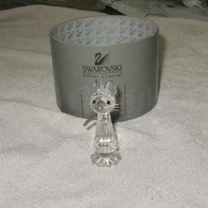 Swarovski figurine cat in original box